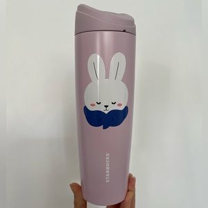 NWT Starbucks Rare 2022 Year of the Rabbit Cozy Rabbit Thermos